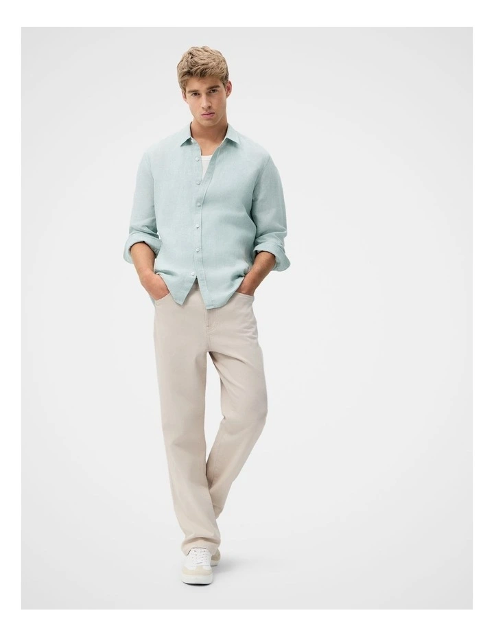 Linen Regular Fit Shirt image 3