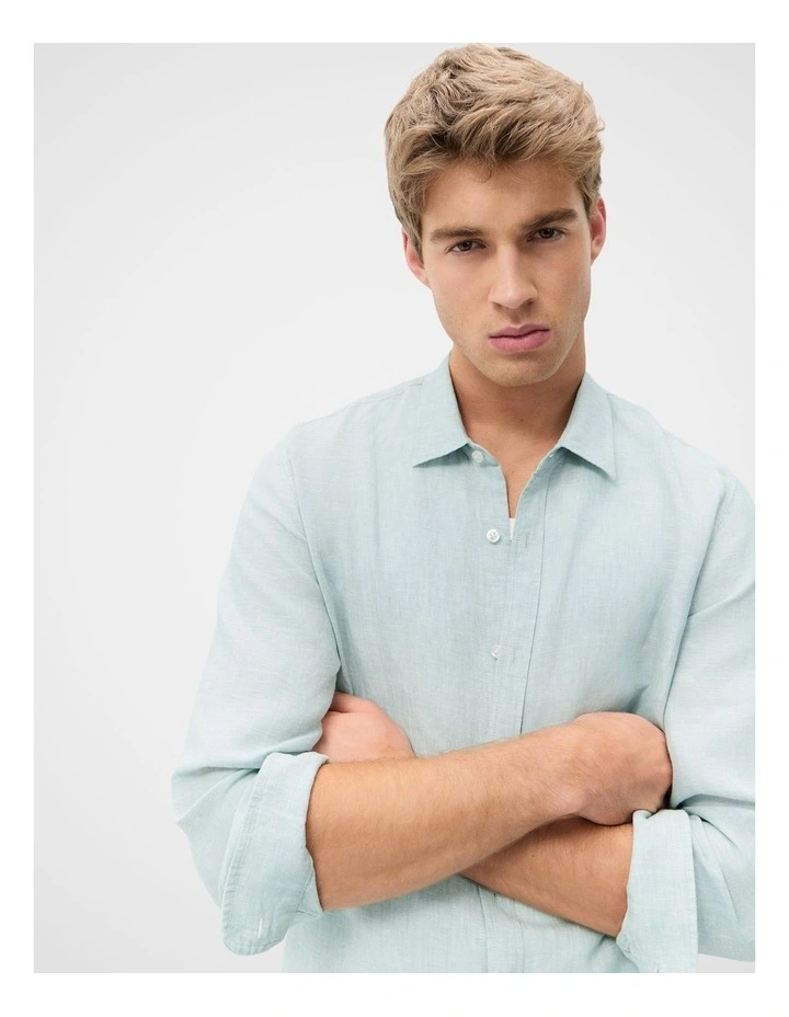 Linen Regular Fit Shirt image 4
