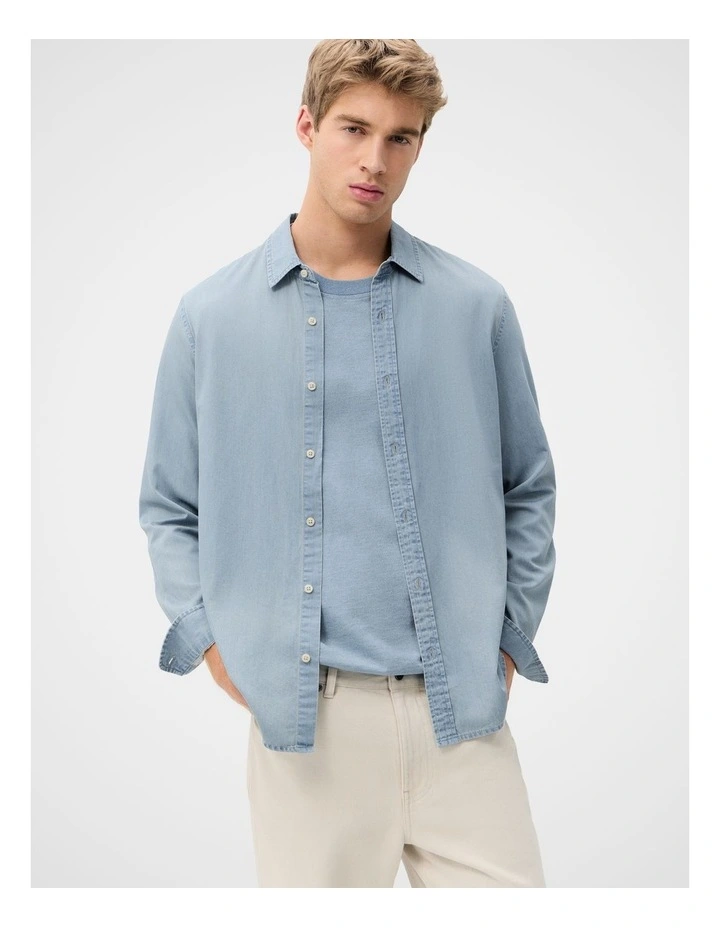 Avalon Indigo Dyed Regular Fit Shirt image 1