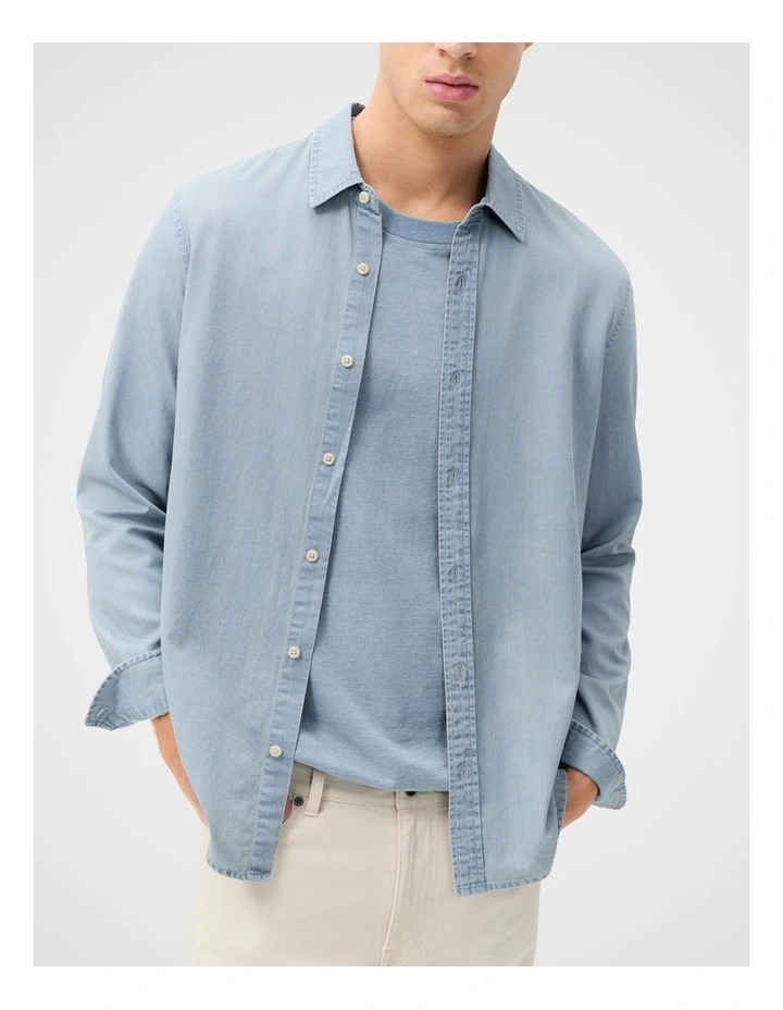 Avalon Indigo Dyed Regular Fit Shirt image 4