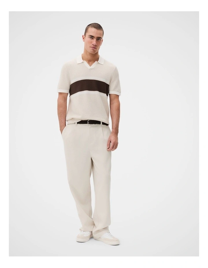 Apollo Stripe Knit Polo image 3