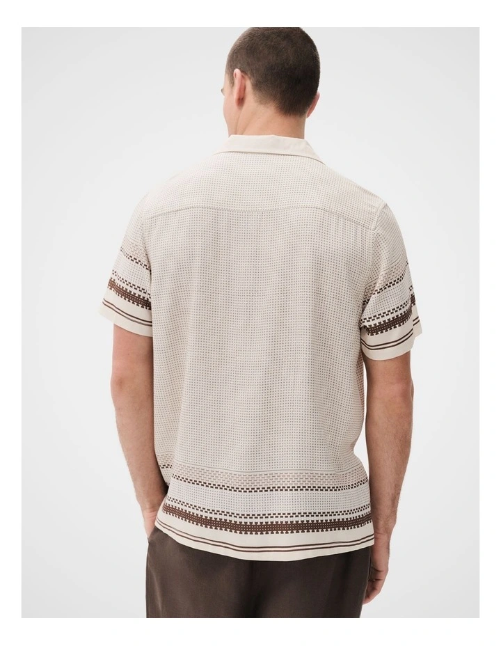 Barwon Border Print Regular Fit Shirt image 2