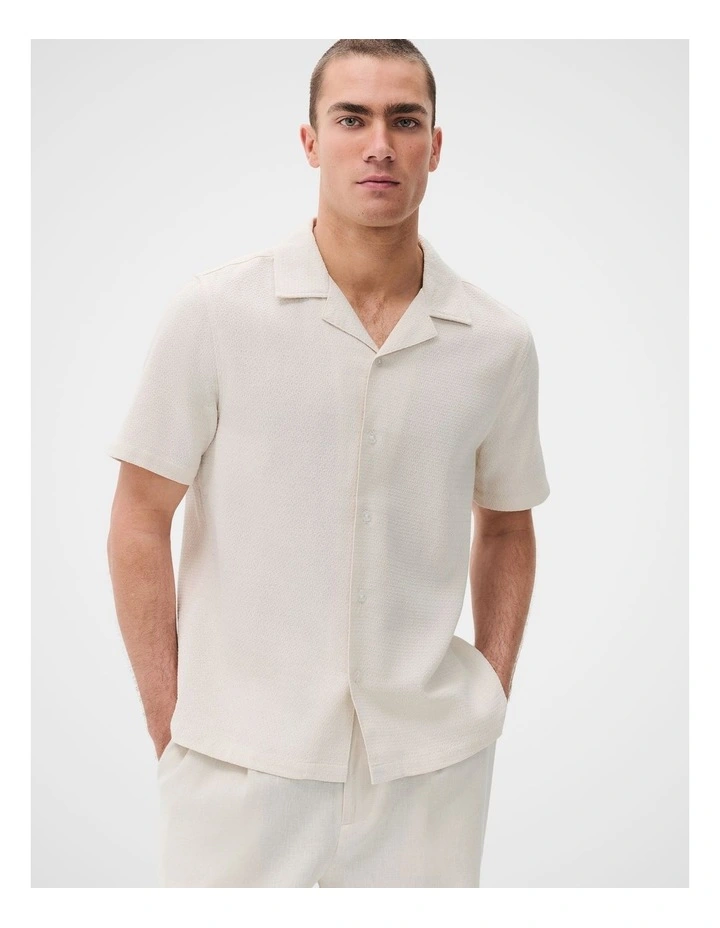 Hampton Textured Relaxed Fit Shirt image 1