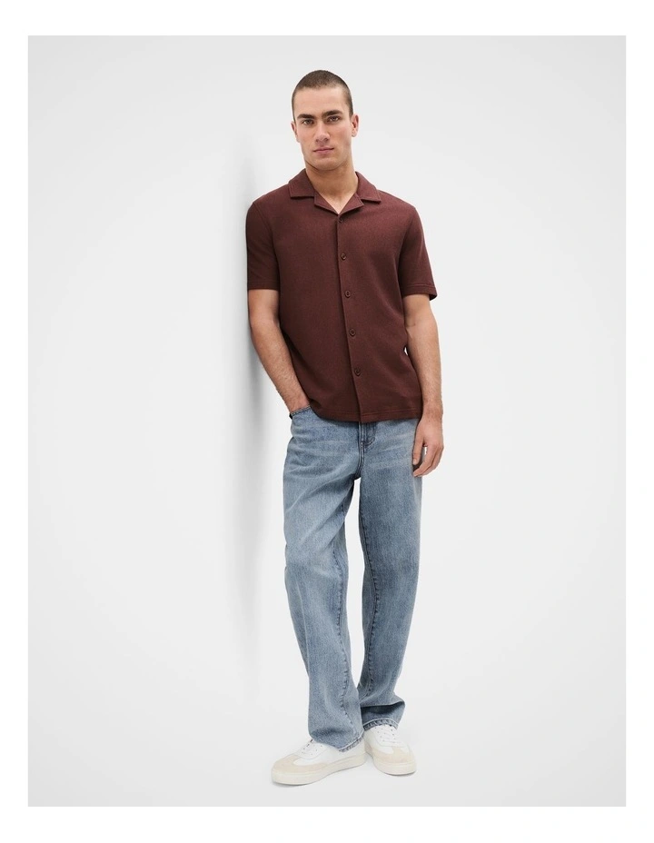 Hampton Textured Relaxed Fit Shirt image 3