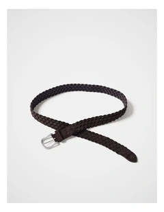 Hugo Woven Suede Belt