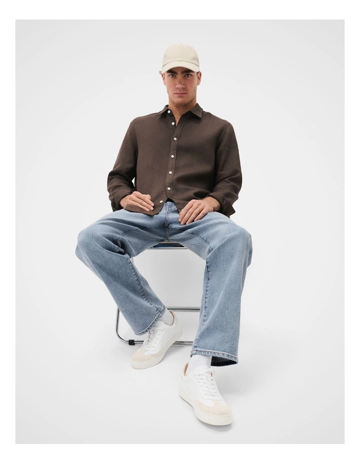 Linen Regular Fit Shirt image 3