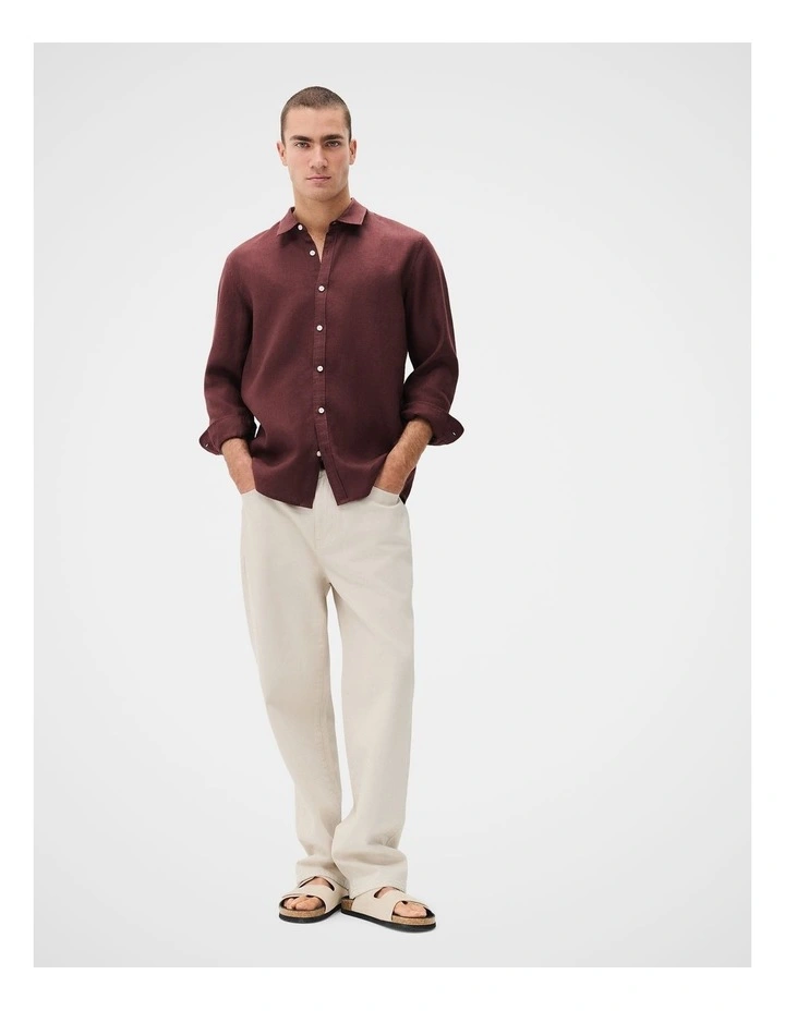 Linen Regular Fit Shirt image 3