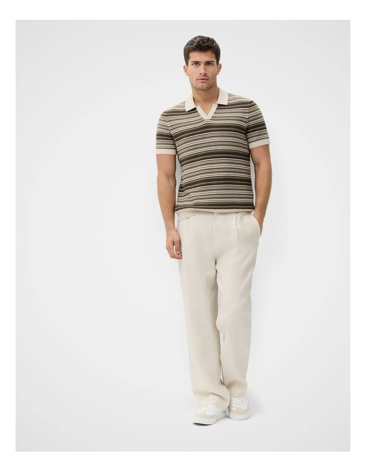 Coorong Stripe Knit Polo image 3