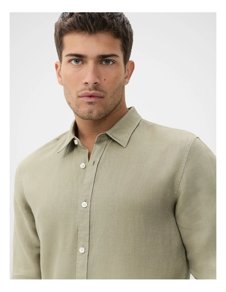 Linen Regular Fit Shirt image 4