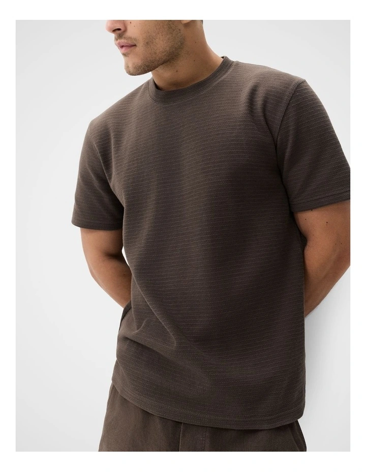 Seaford Textured T Shirt image 4
