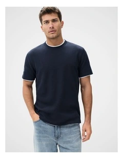 Seaford Textured T Shirt