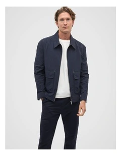 Harrington Jacket in Midnight Blue