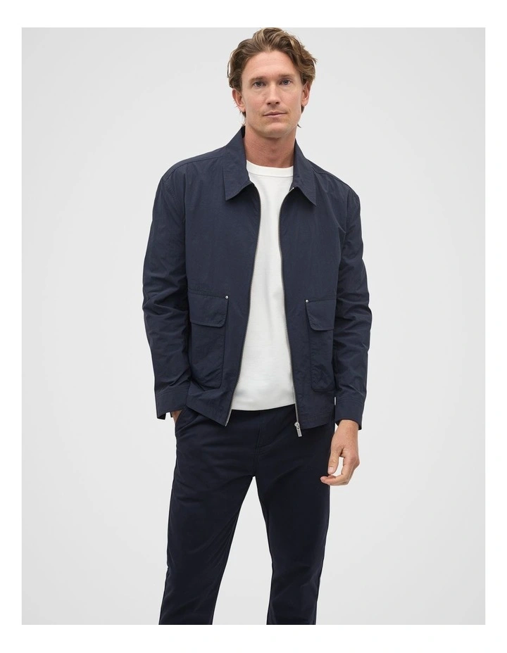 Harrington Jacket in Midnight Blue image 1