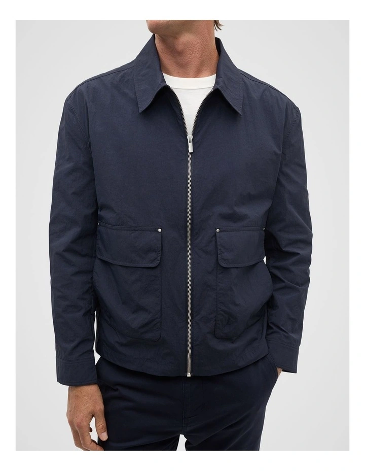 Harrington Jacket in Midnight Blue image 4