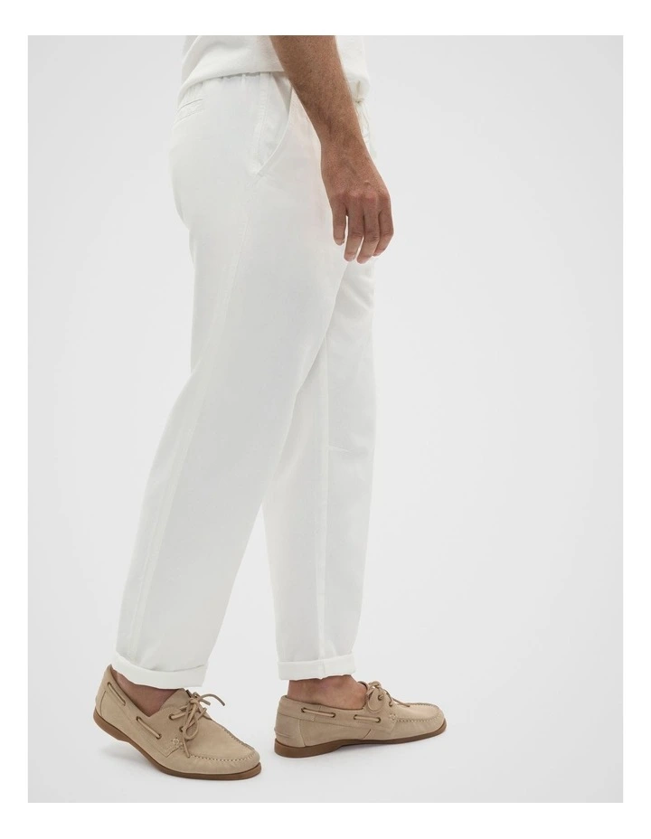 Comfort Trouser in Vintage White image 4