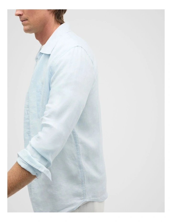 Linen Everyday Shirt in Skyway image 4