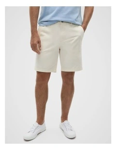 Heritage Chino Short in Coconut Cream