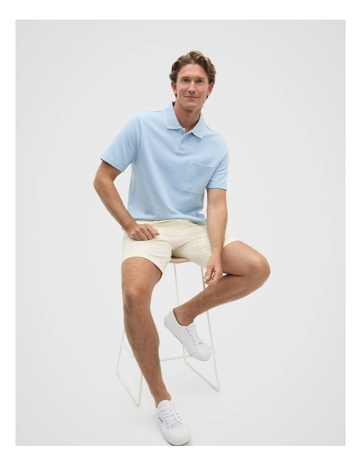 Heritage Chino Short in Coconut Cream image 3