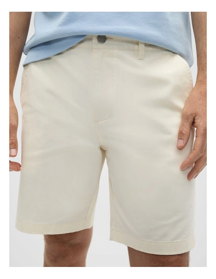 Heritage Chino Short in Coconut Cream image 4