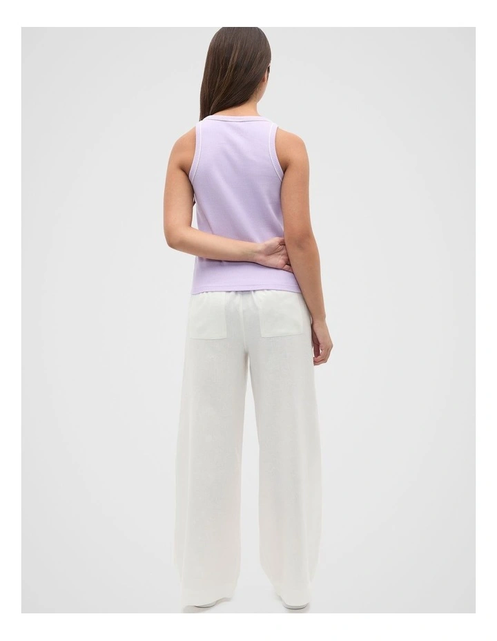 Core Logo Rib Tank in Orchid Bloom image 2