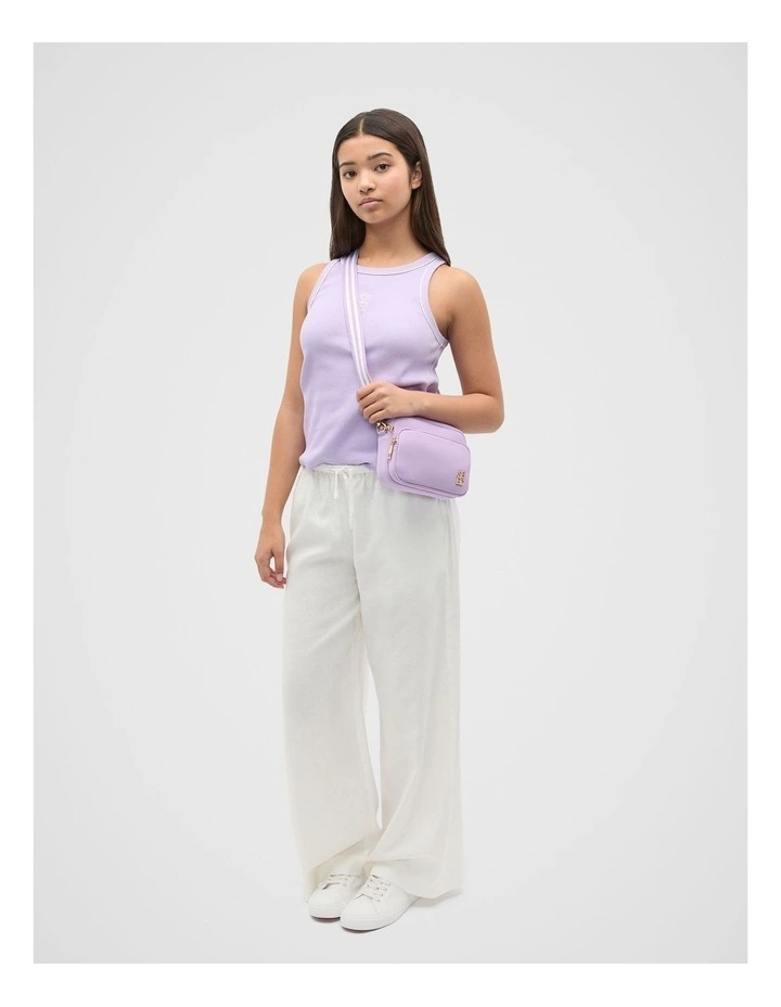 Core Logo Rib Tank in Orchid Bloom image 3