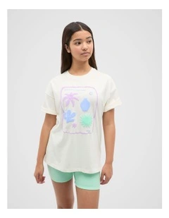Palm Tee in Canvas