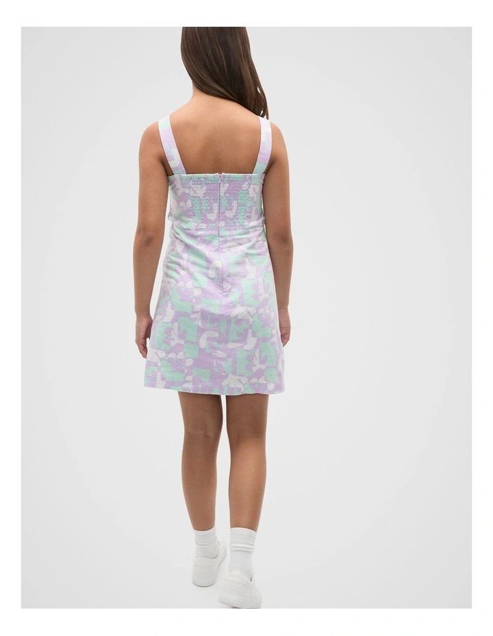 Palm Dress in Pink image 2