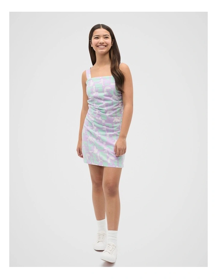 Palm Dress in Pink image 3
