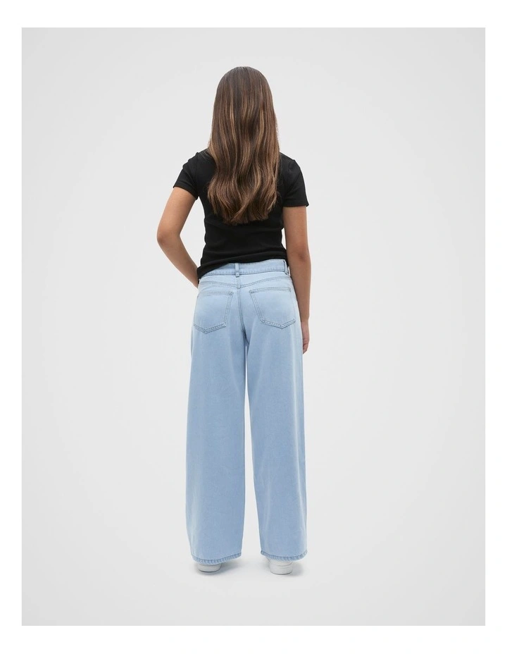 Soft Wide Leg Jean in Light Wash image 2