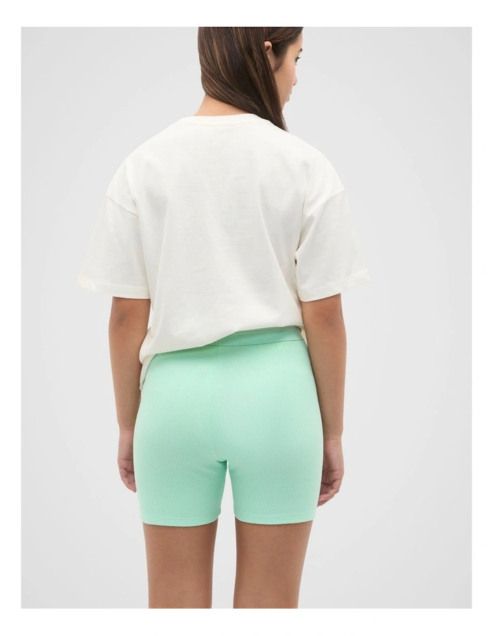 Core Logo Bike Short in Green image 2