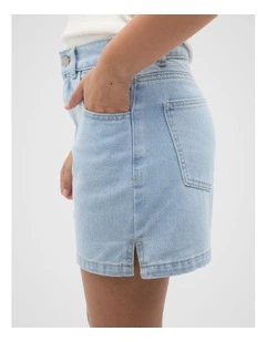 90s Denim Short in Blue