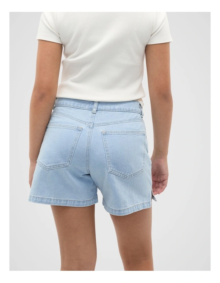 90s Denim Short in Blue image 2