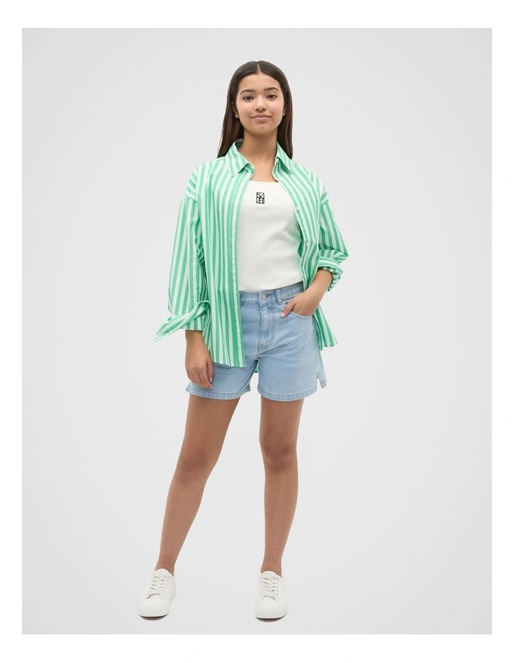 90s Denim Short in Blue image 3