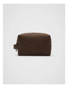 Classic Wash Bag in Brown