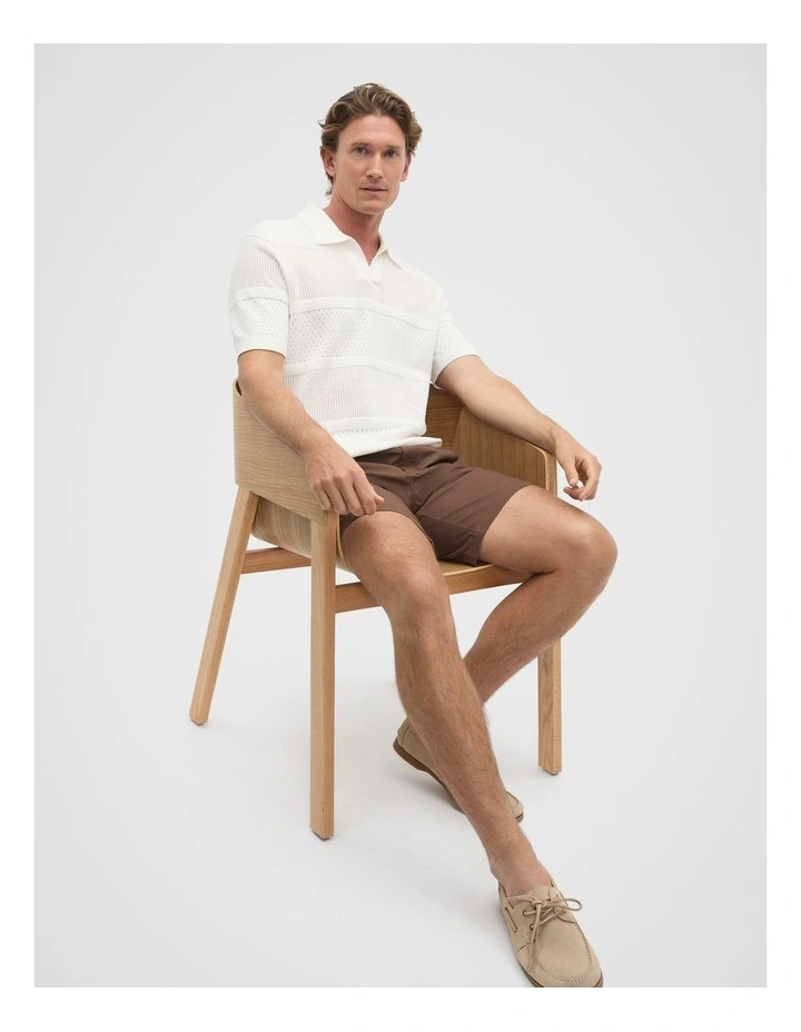 Suede Boat Shoe in Almond image 2