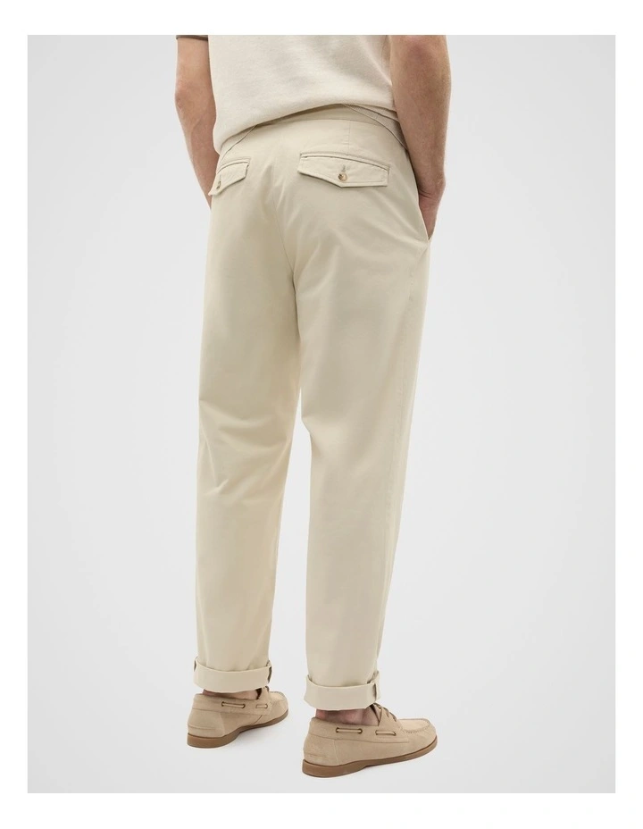 Side Tab Trouser in Cool Stone image 2