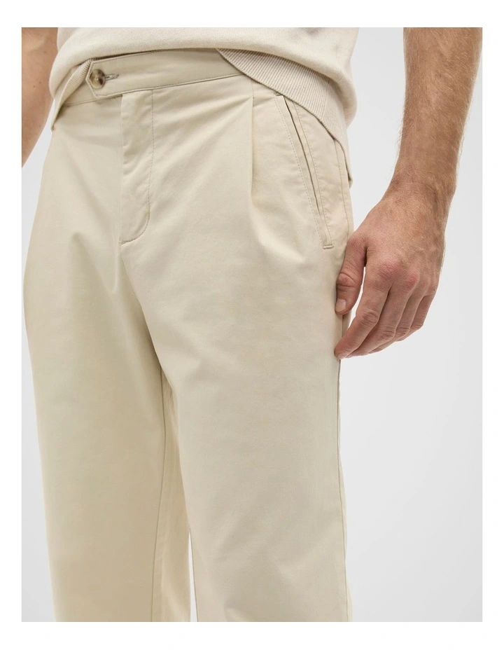 Side Tab Trouser in Cool Stone image 4