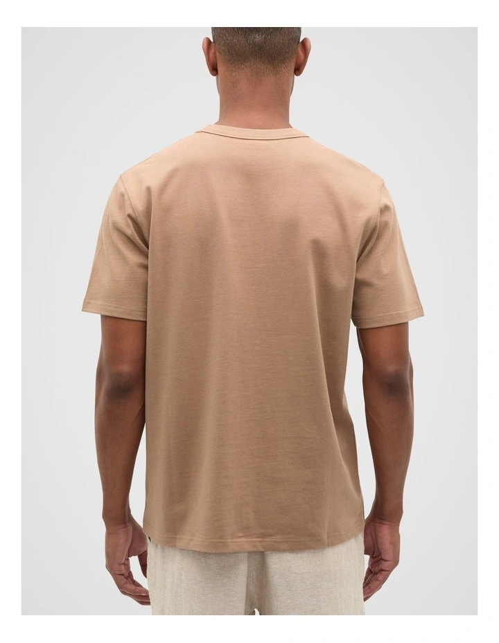Crew Tee in Nougat image 2