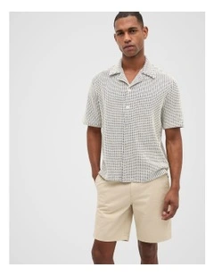Textured Shirt in Navy