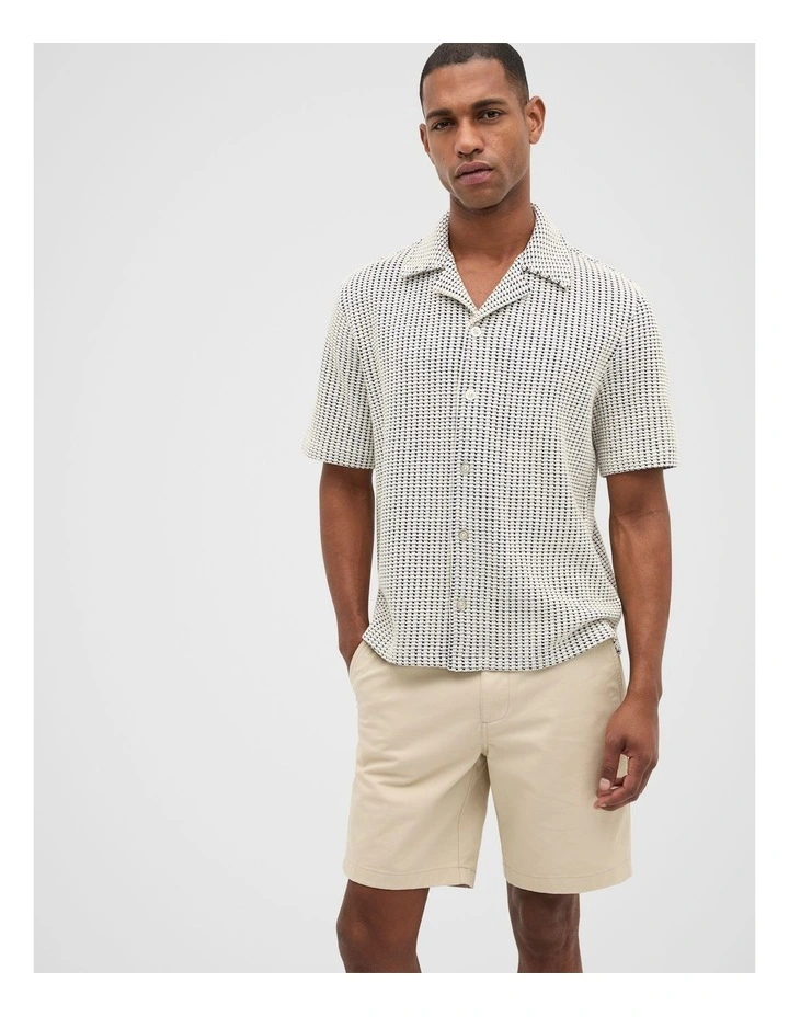 Textured Shirt in Navy image 1