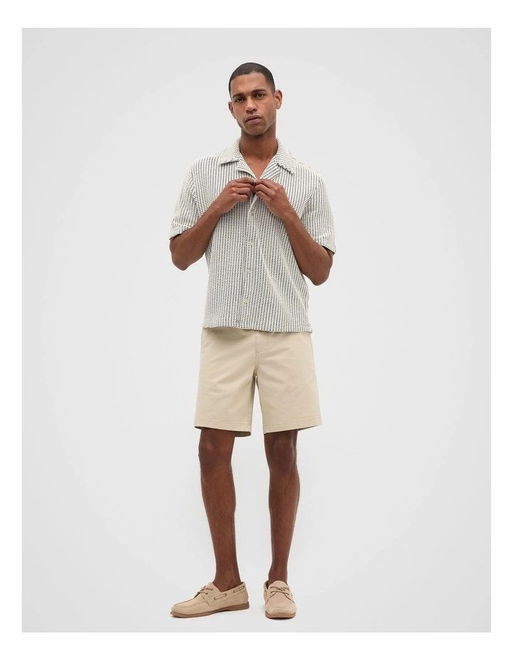 Textured Shirt in Navy image 4