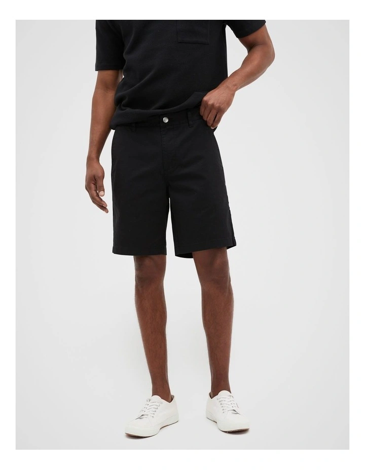 Heritage Chino Short in True Black image 1
