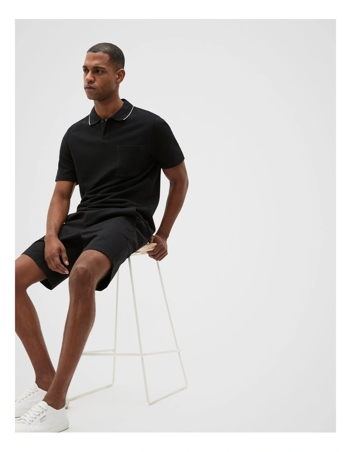 Heritage Chino Short in True Black image 3