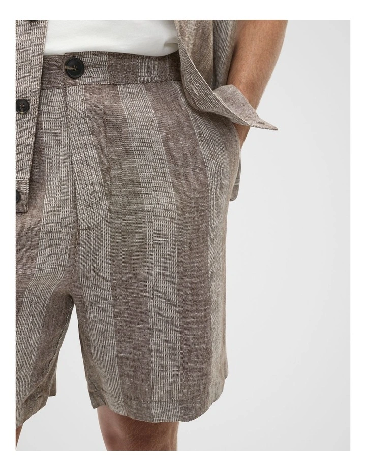Linen Short in Cocoa image 4