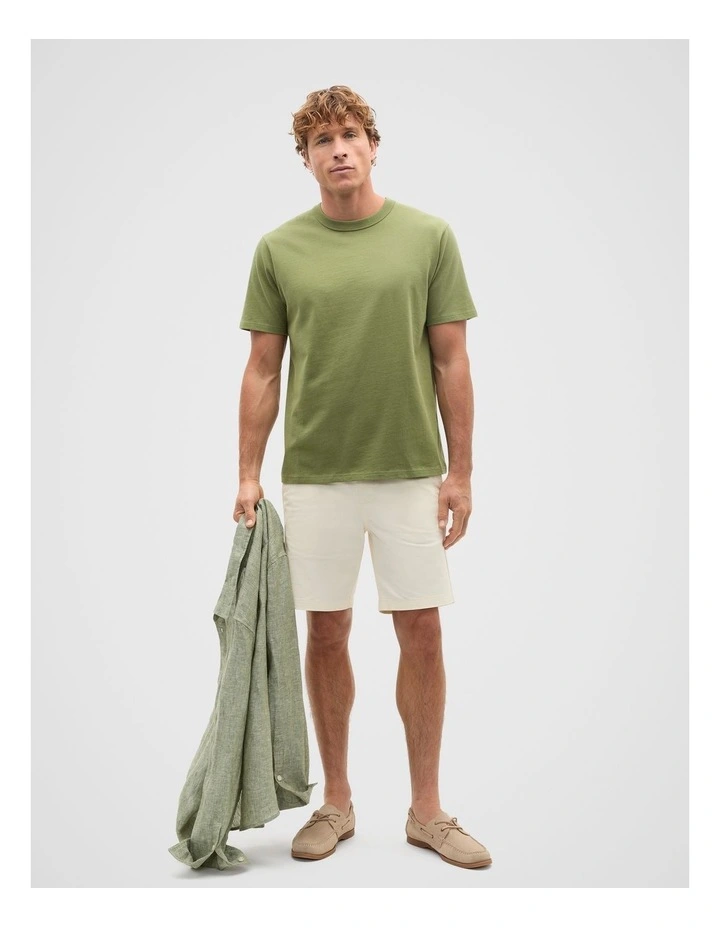 Crew Tee in Green image 3