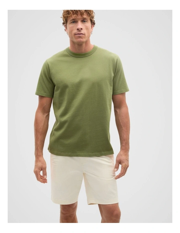 Crew Tee in Green image 4
