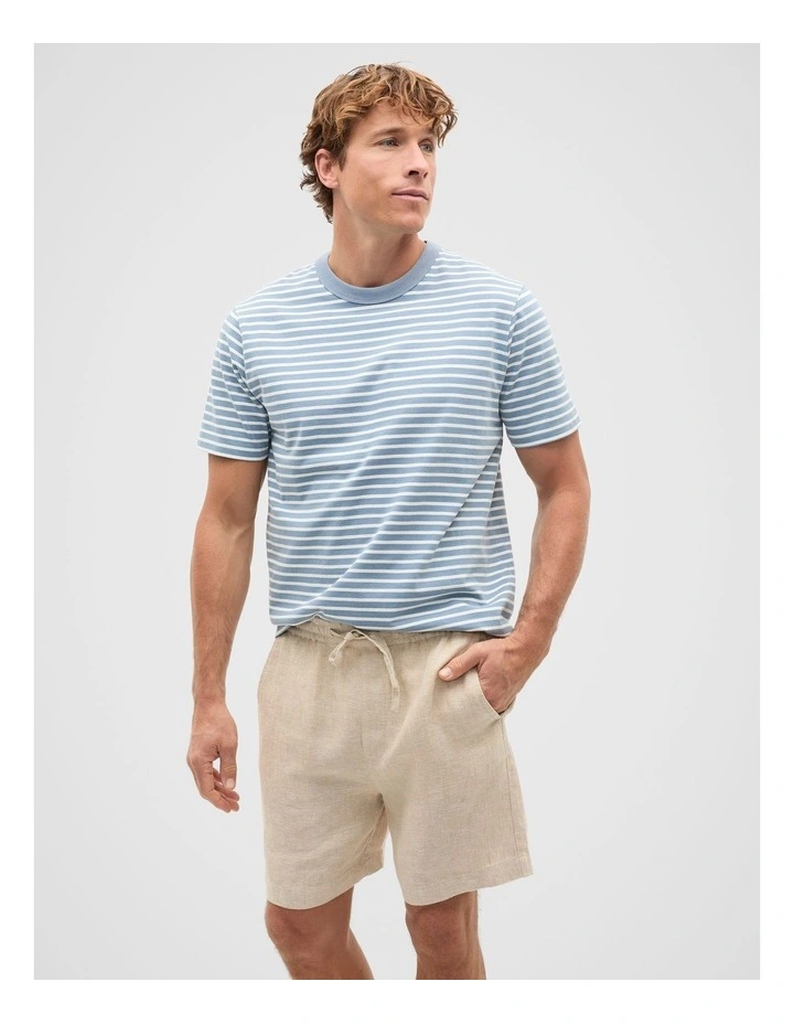 Crew Stripe Tee in Sailor image 1