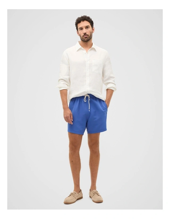 Panel Swim Short in Cobalt image 4