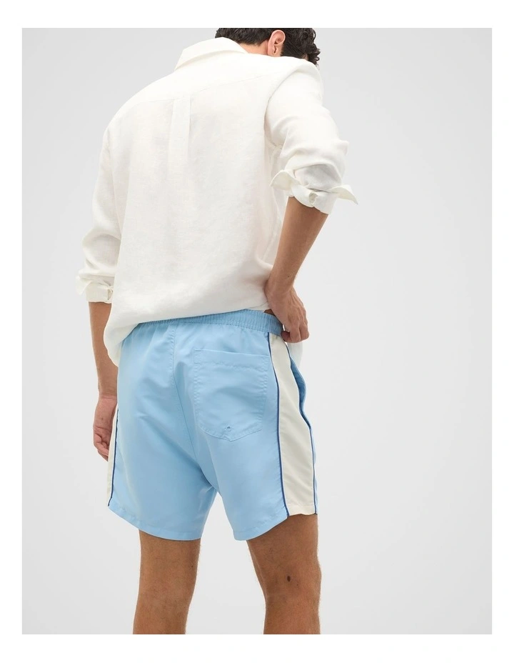 Panel Swim Short in Sky Blue image 2