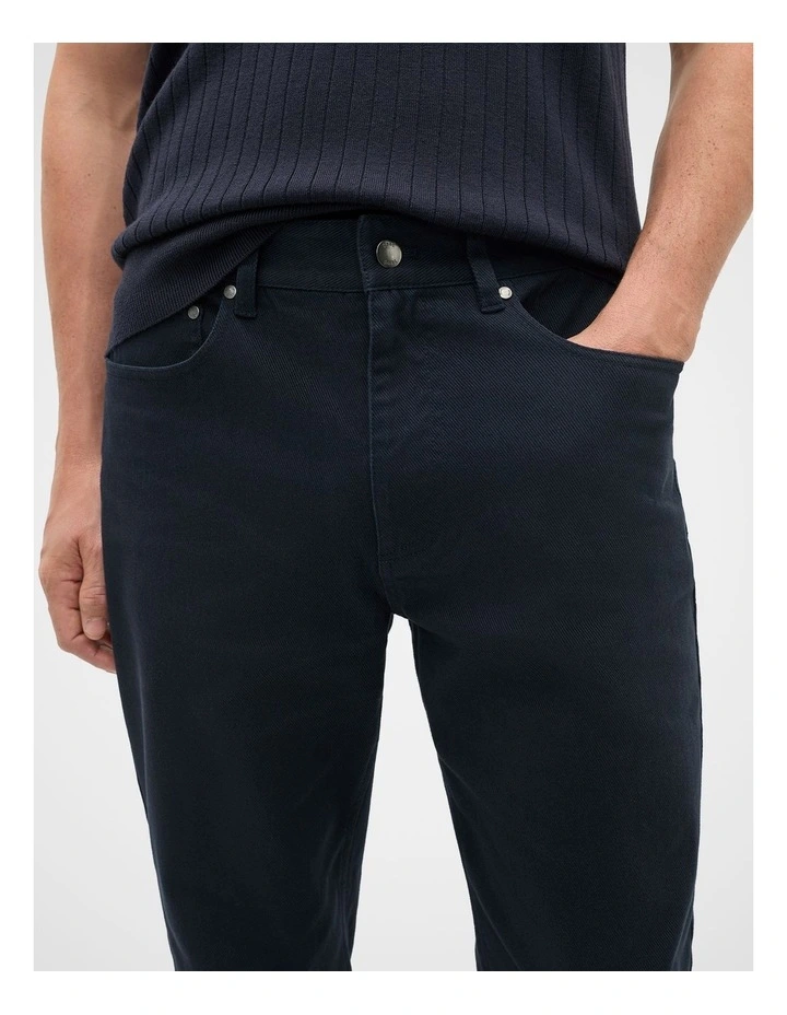 Relaxed Fit Five Pocket Pant in Midnight Blue image 3